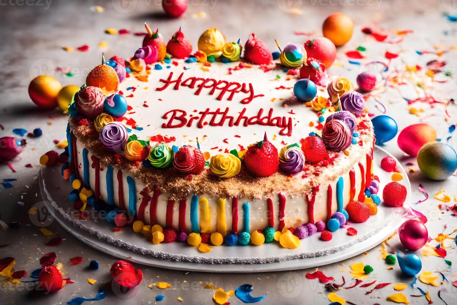 Торт на день рождения